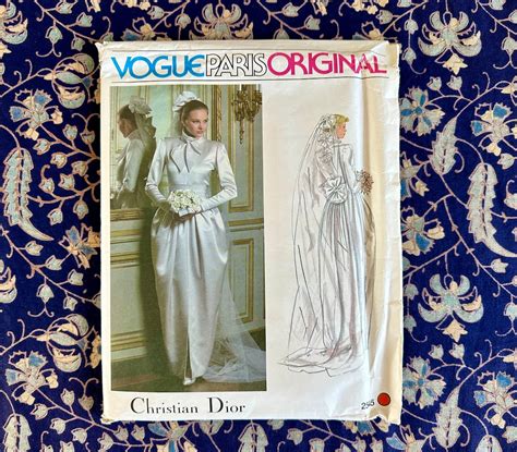 Vogue Paris Original 2545 Christian Dior Wedding Dress